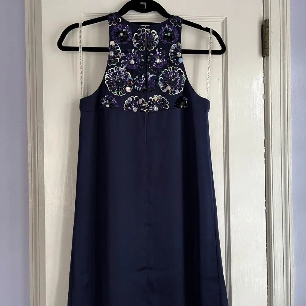 Lilly Pulitzer Celsea Shift Dress XS True Navy NWT - Picture 9 of 9